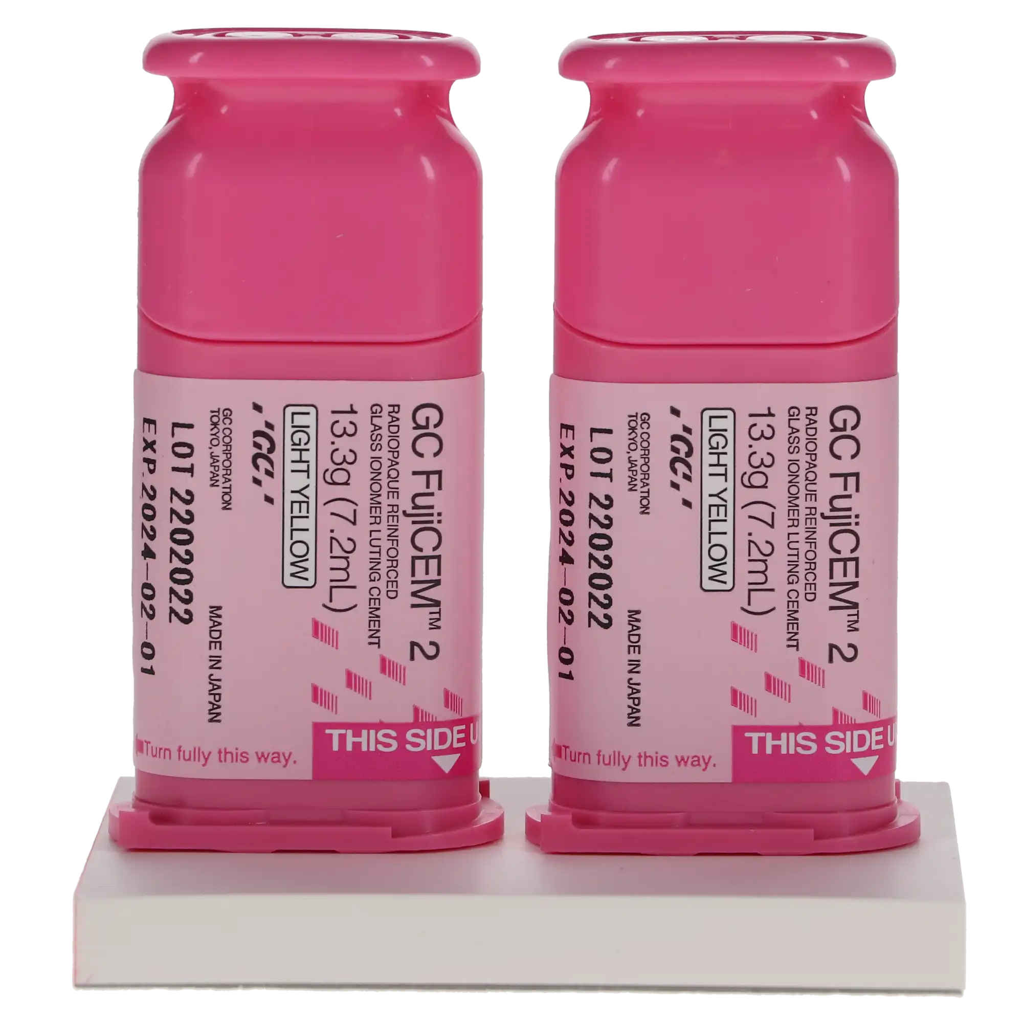 FujiCEM 2 Glass Ionomer Luting Cement, Automix Paste Pack Refill, 7.2 ml, 2/Pk image